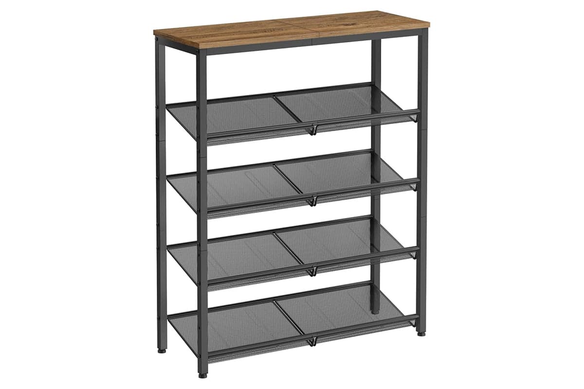 Vasagle Shoe Rack | Shoe Storage | Wood And Metal | Standard Size