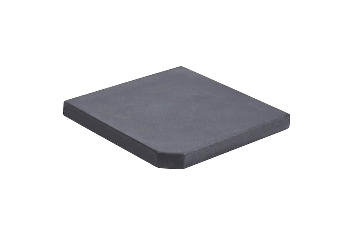 Vidaxl 313669 Umbrella Weight Plate Black Granite Square 25 Kg