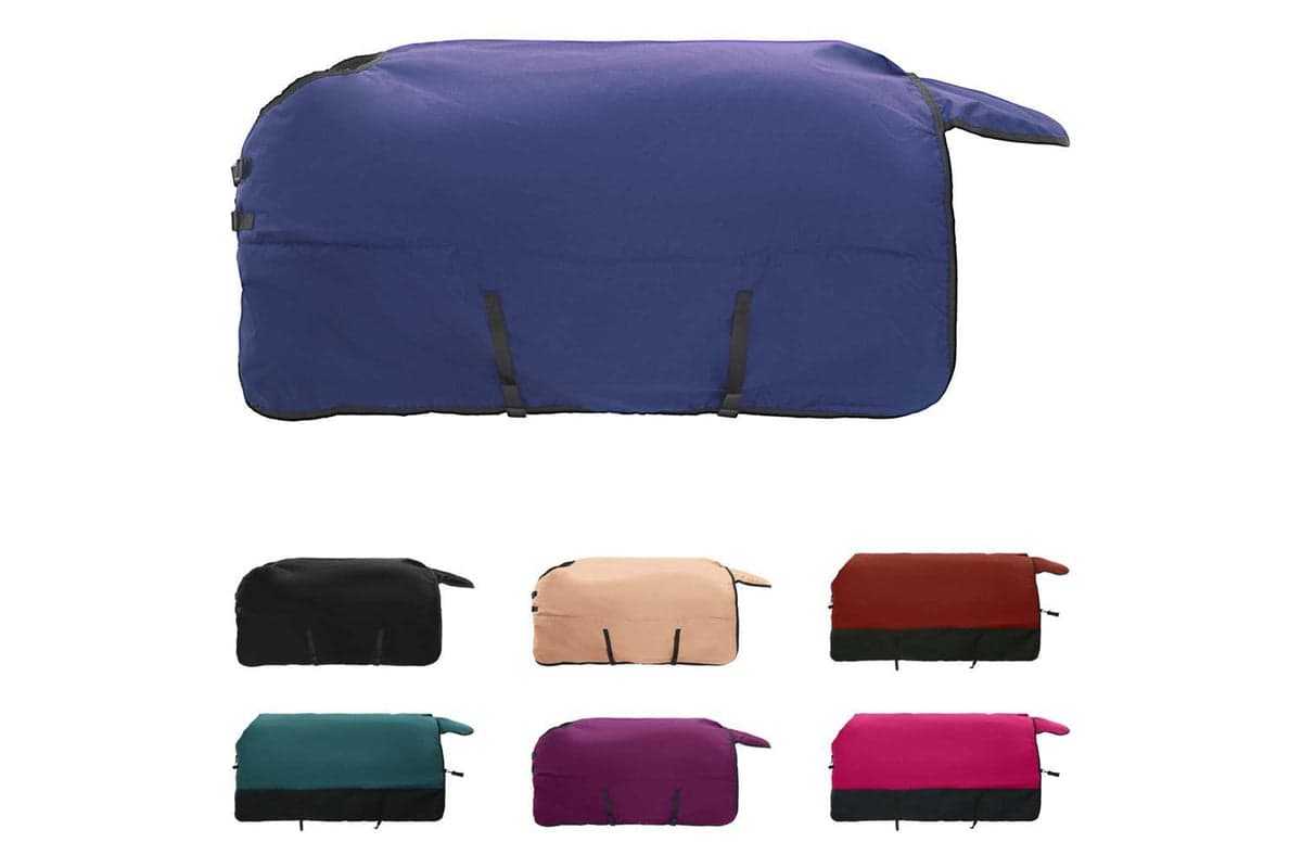 Vidaxl Horse Blanket Full Navy Blue 105 Cm Polyester