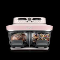 Ninja CRISPi DualZone Glass Air Fryer, Rose Quartz | DD102UKPK1
