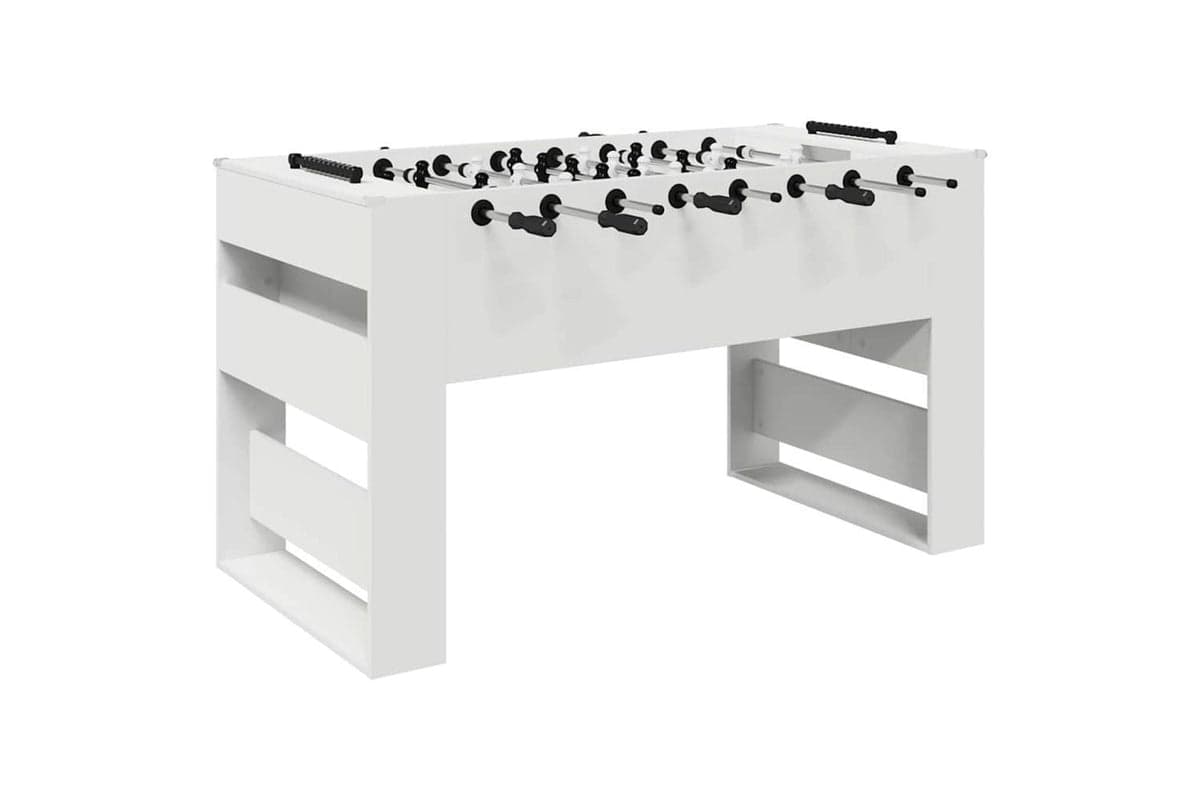 Vidaxl Football Table White 146.5 X 74 X 85 Cm Engineered Wood