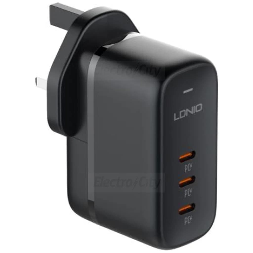 LDNIO 65W GaN 3 Port USB C Charger