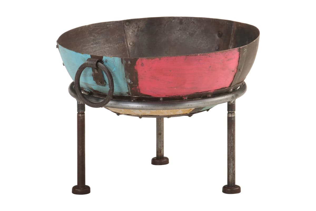 vidaXL 321945 Colourful Rustic Fire Pit Ø 40cm Iron