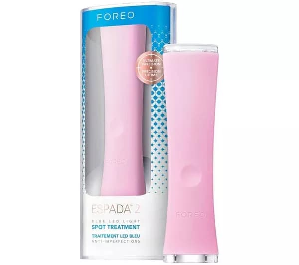 FOREO Espada 2 Targeted Blue LED Acne Treatment Device – Pearl Pink