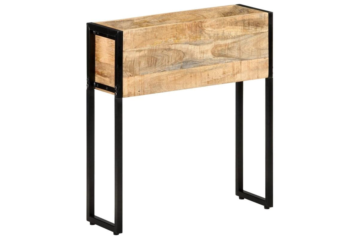 vidaXL 321941 Planter 60x20x68cm Rough Mango Wood