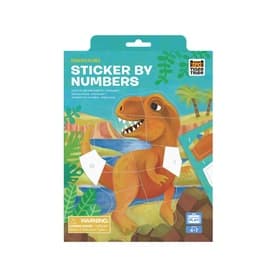 Sticker By Numbers Dinosaurs Travel Activity Set