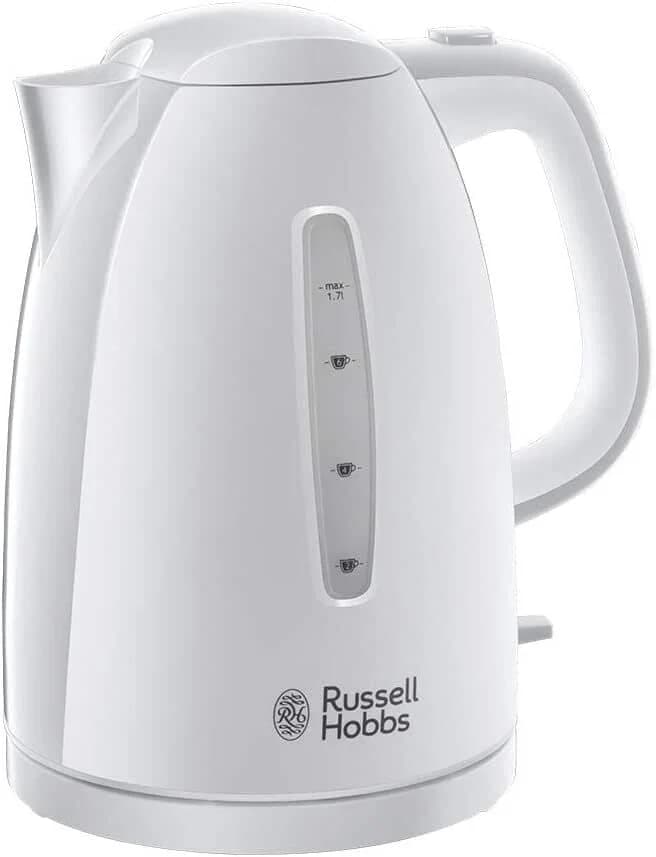 Russell Hobbs Textures 1.7 Litre 3000W Electric Kettle | White