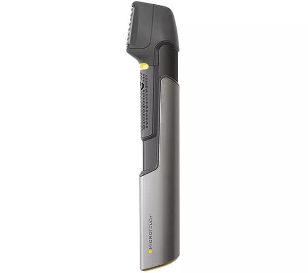 JML A001495 Microtouch Titanium Trim Hair Clipper & Body Groomer - Grey
