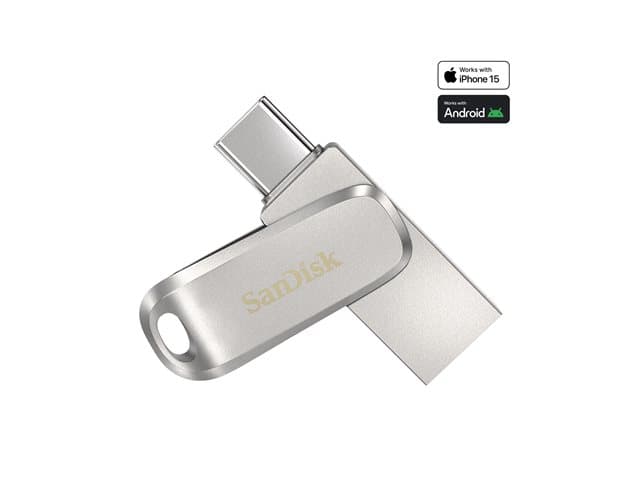 SANDISK - Ultra Dual Drive Luxe - USB flash drive - 64 GB - USB 3.2 Gen 1 / USB-C