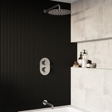 Arissa 2 Outlet Thermostatic Bath Mixer Shower Set