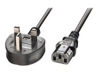 Lindy - power cable - BS 1363 to power IEC 60320 C13 - 10 m