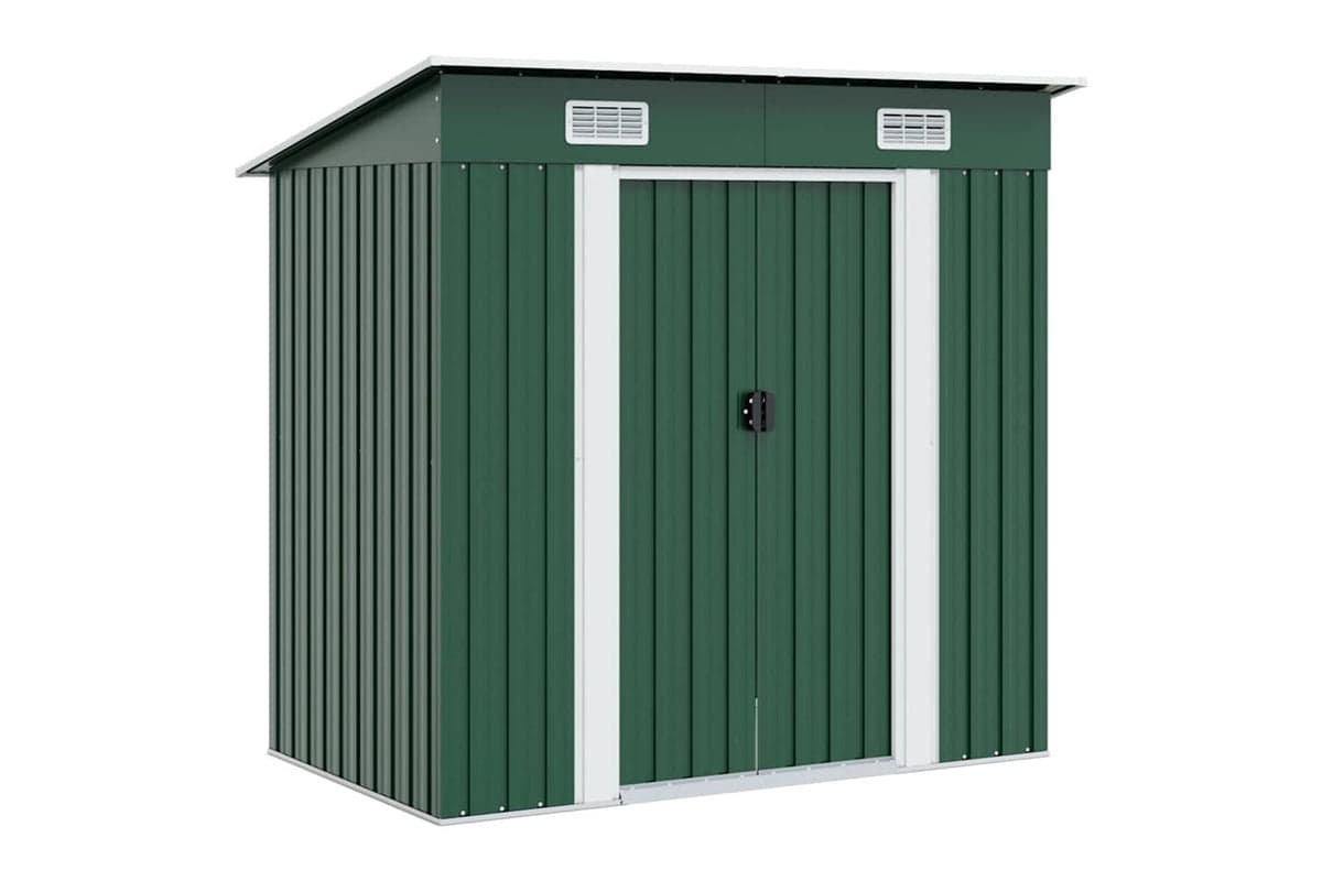 Vidaxl 42908 Garden Shed Green Metal