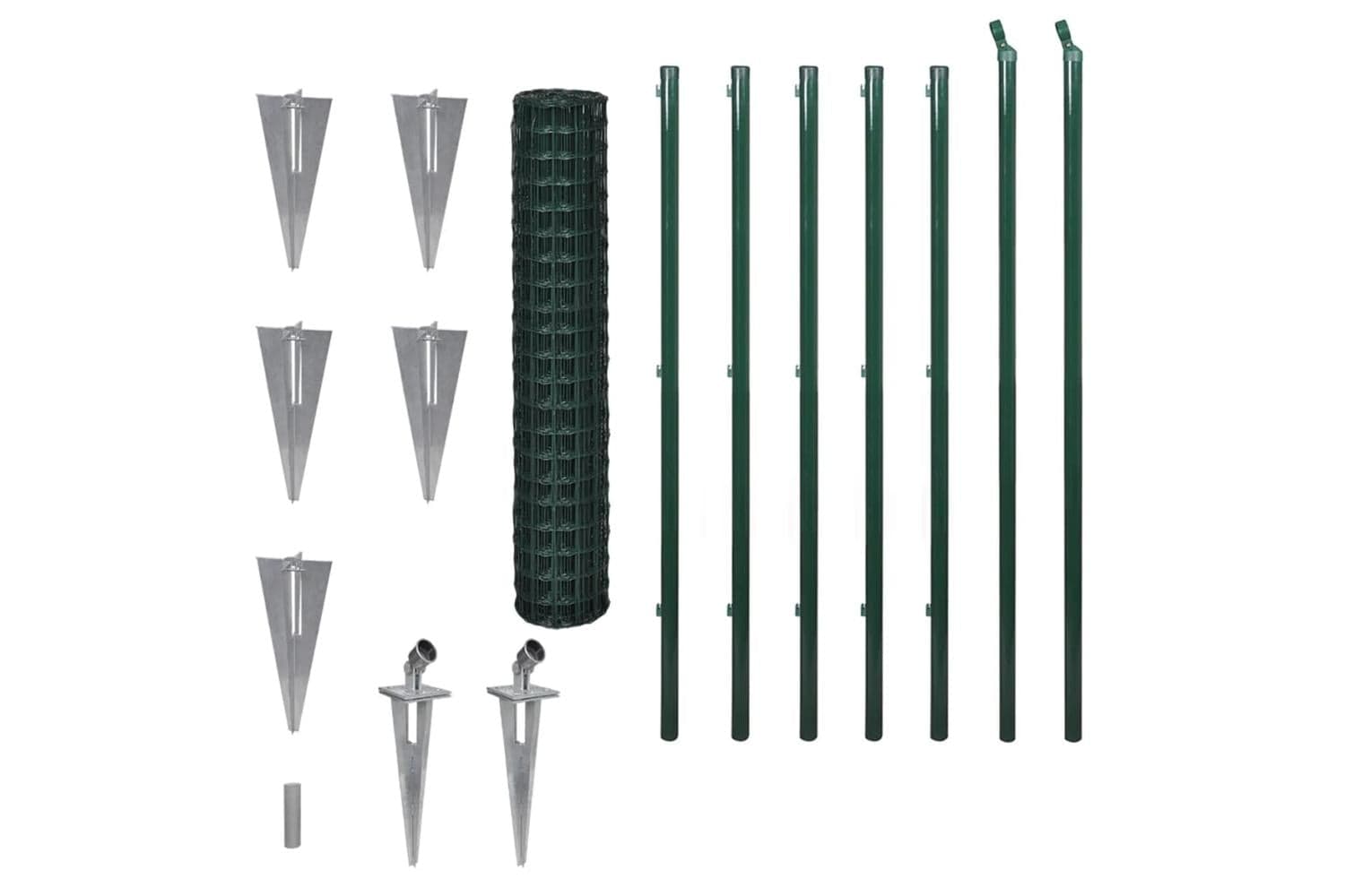 Vidaxl 140559 Euro Fence Steel 10x1.5 M Green