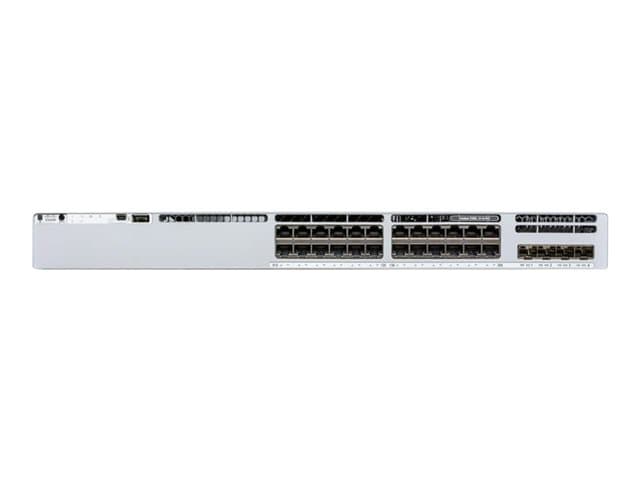 CISCO - Catalyst 9300L - Network Advantage - switch - L3 - 24 x 10/100/1000 + 4 x 10 Gigabit SFP+ (uplink) - rack-mountable