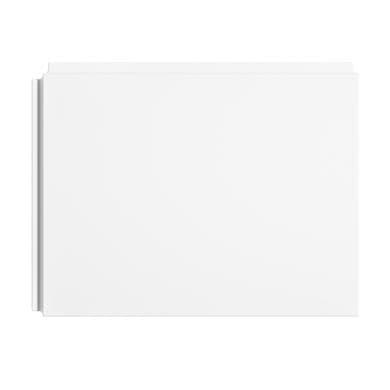 700mm Matt White Acrylic Bath End Panel - Malden