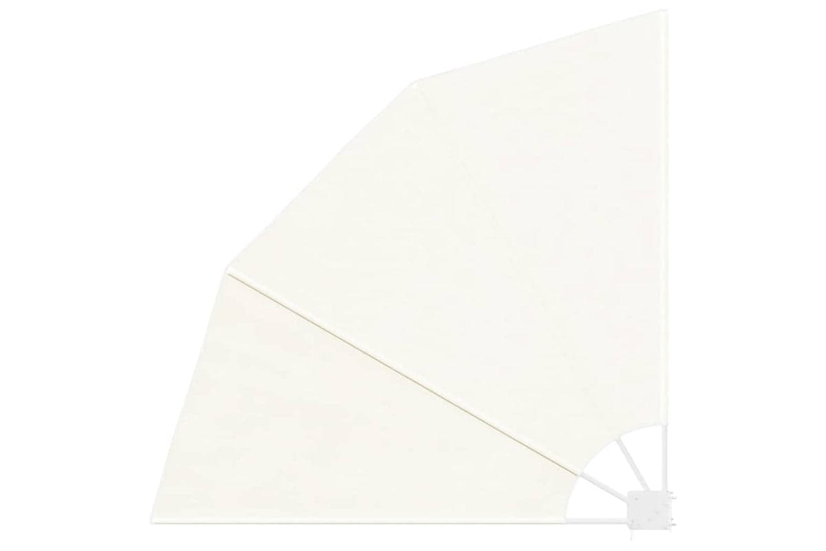vidaXL 41578 Collapsible Balcony Side Awning Cream 140x140cm