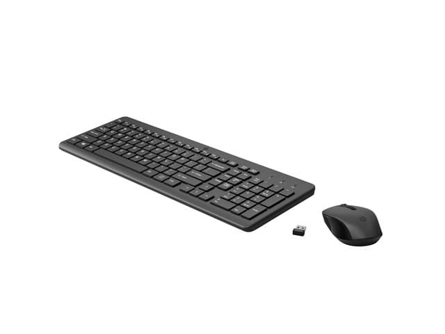 HP - 330 - keyboard and mouse set - UK - black Input Device