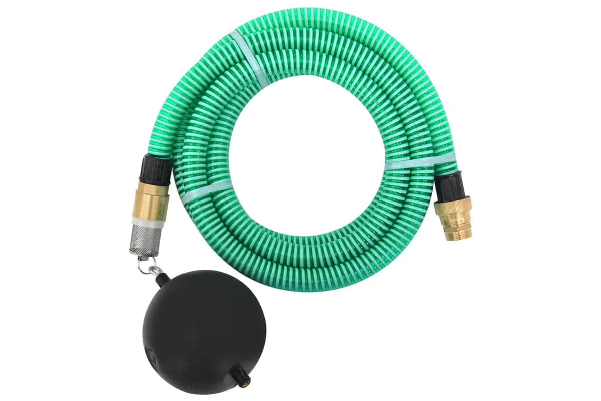 vidaXL 151049 Suction Hose With Brass Connectors 15 M 25mm Green