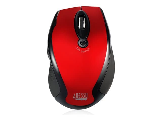 Adesso - iMouse M20 - mouse - 2.4 GHz - red