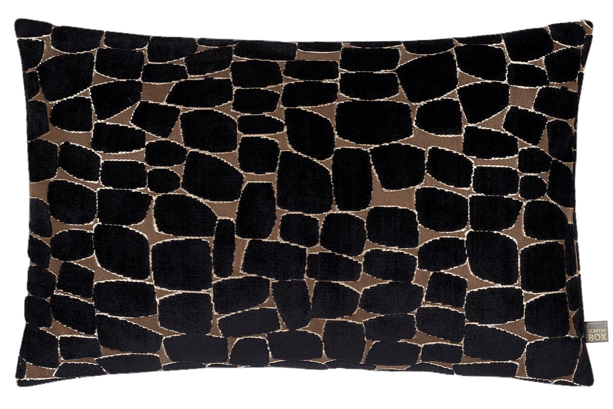 Olten Cushion | Black/Gold | 40 x 60 cm