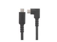 STARTECH.COM - StarTech 6ft (2m) Rugged Right Angle USB-C Cable, USB 3.2 Gen 1 (5 Gbps), USB C to C Data Transfer Cable, 4K 60Hz DP Alt Mode, 100W Power Delivery - 90 Degree USB-C Cable (RUSB315CC2MBR) - USB-C cable - USB-C to USB-C - 2 m