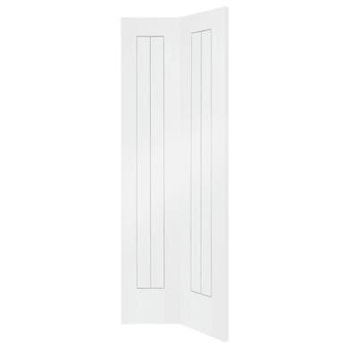 Internal White Primed Cottage Bi-Fold Door - 1981 x 762 x 35mm - Suffolk - XL Joinery