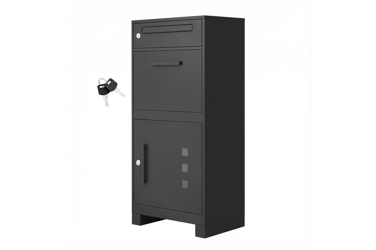 Songmics Parcel Box | Mailbox | Steel | 34 X 48 X 106 Cm