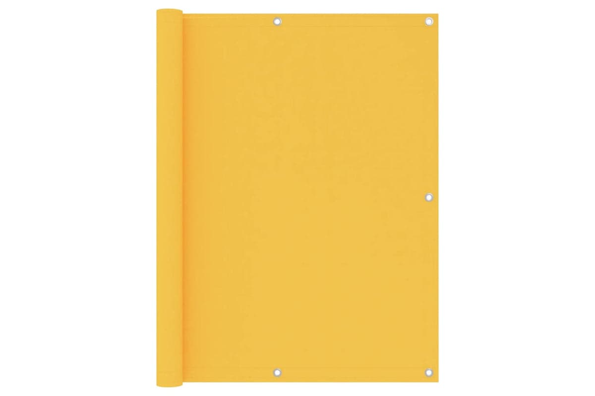 vidaXL 135031 Balcony Screen Yellow 120x600cm Oxford Fabric