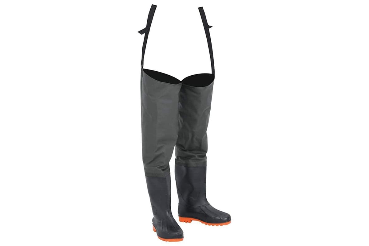 Vidaxl Hip Waders Dark Green Size 44