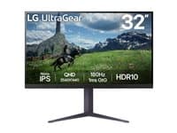 LG ELECTRONICS - LG UltraGear 32GS85Q-B - LED monitor - gaming - 32" (31.5" viewable) - 2560 x 1440 QHD @ 180 Hz - Nano IPS - 350 cd/m² - 1000:1 - HDR10 - 1 ms - 2xHDMI, DisplayPort