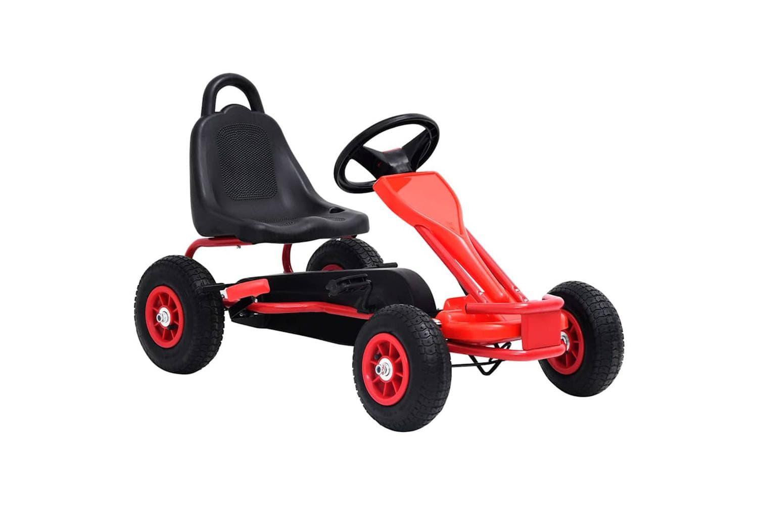 Vidaxl Pedal Go-kart With Pneumatic Tyres | Red