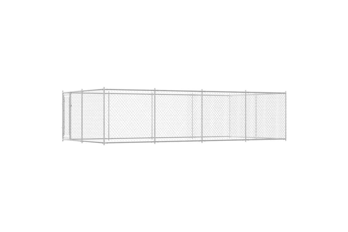 Vidaxl Outdoor Dog Kennel 7.6x3.8x1.9 M