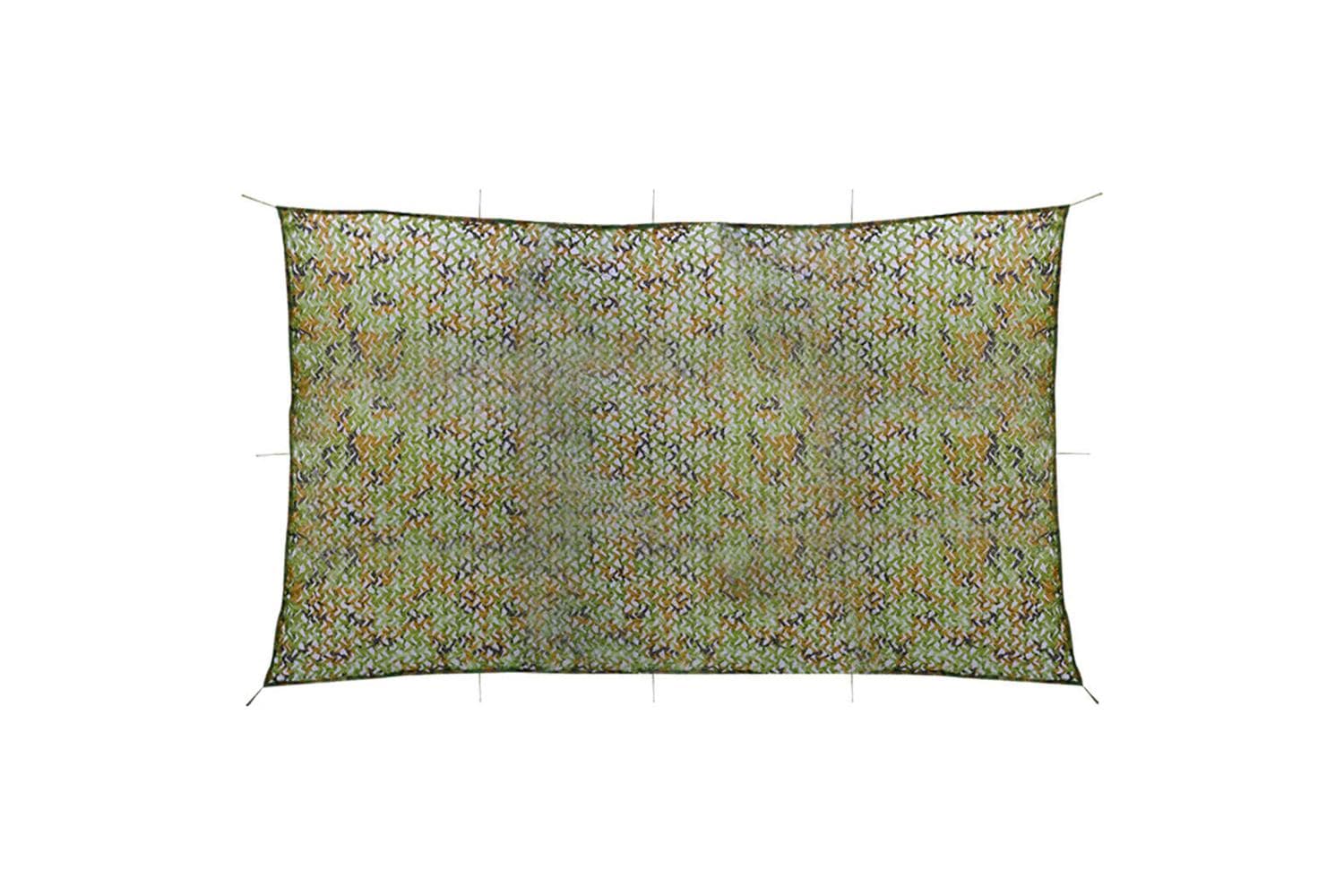 Vidaxl 135883 Camouflage Net With Storage Bag 2x7 M Green