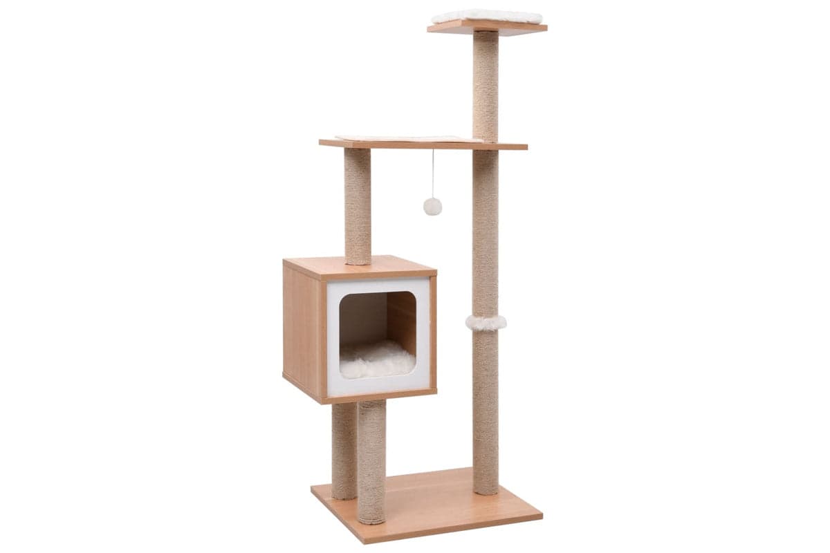 vidaXL 170919 Cat Tree With Sisal Scratching Mat 123cm