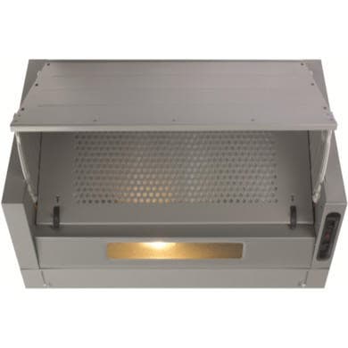 CDA 60cm Integrated Cooker Hood - Silver