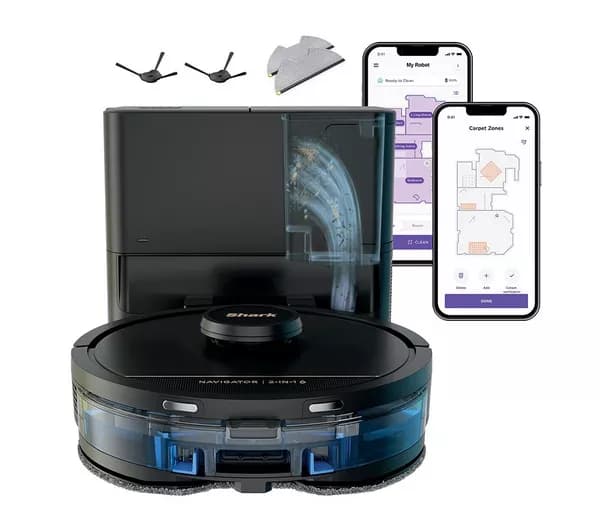 SHARK Navigator RVA120E2UK 2-in-1 Robot Vacuum Cleaner - Black
