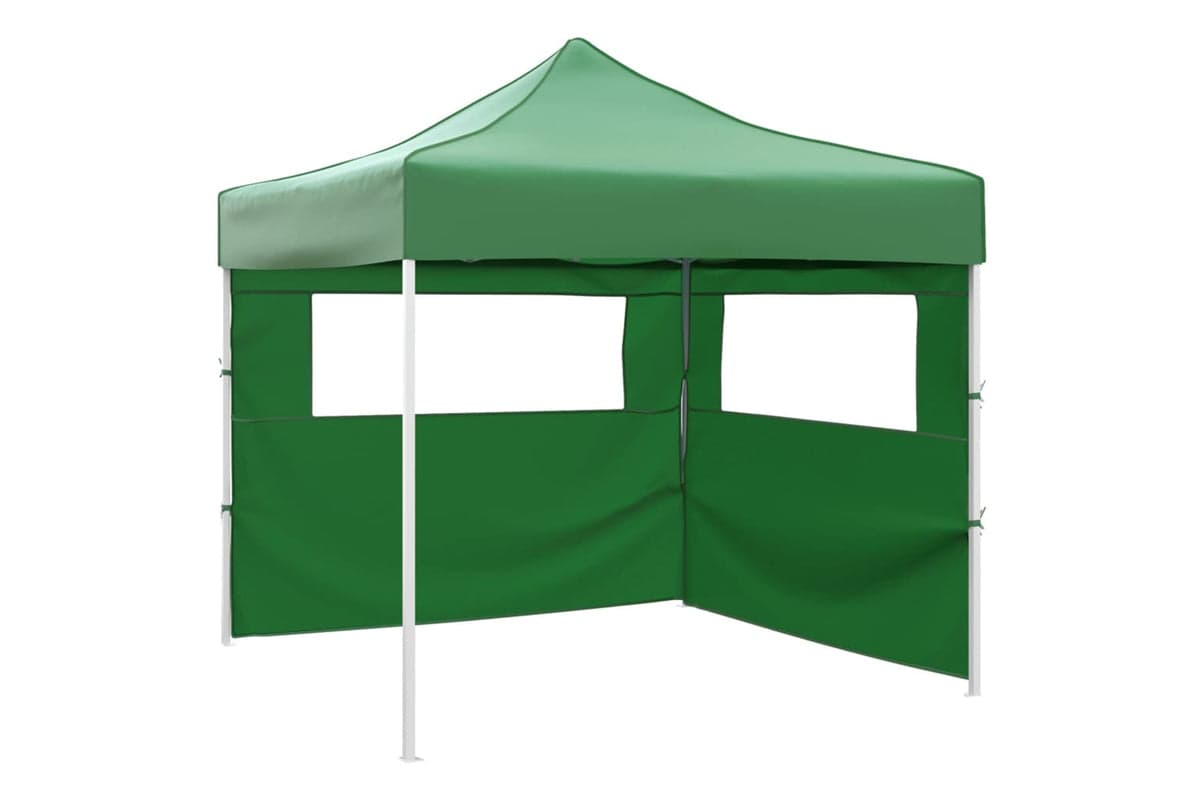 Vidaxl Foldable Tent With 2 Walls 3x3 M Green