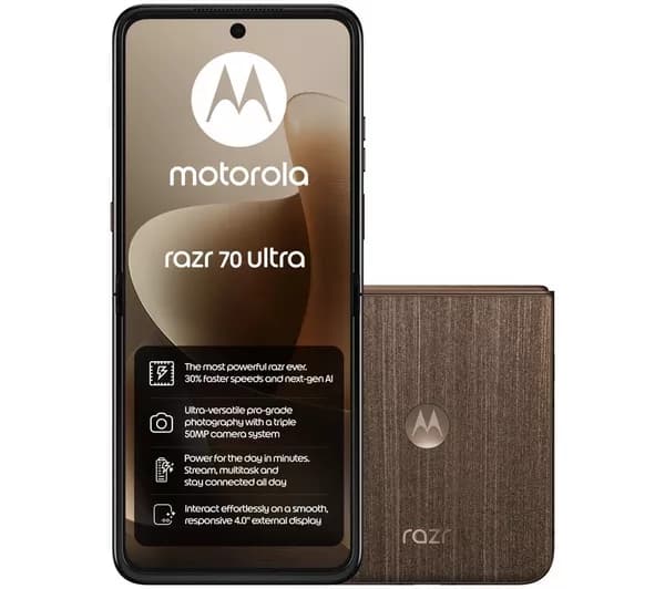 MOTOROLA Razr 70 Ultra - 512 GB, Wood