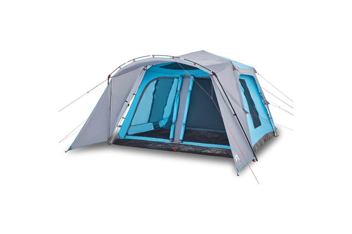 Vidaxl Family Tent With Porch 9-person Blue Quick Release