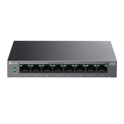 TP-LINK - 8-PORT GIGABIT SWITCH 8-PORT POE+