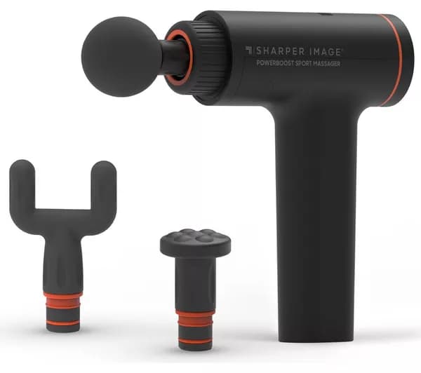 SHARPER IMAGE Powerboost Sport Deep Tissue Massager - Black