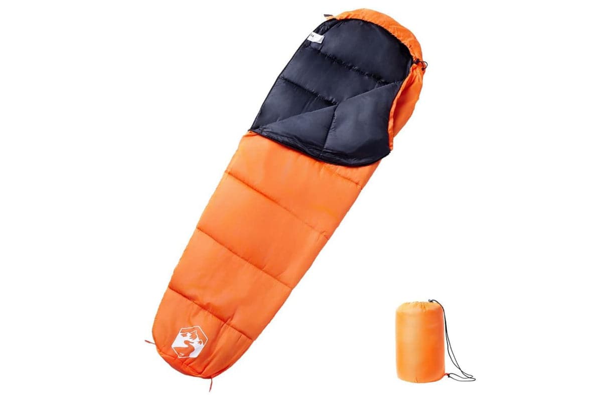 Vidaxl Mummy Sleeping Bag For Adults Camping 3 Seasons