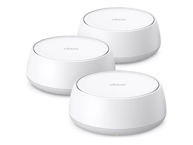 TP-LINK - Deco BE22 V1 - Wi-Fi system - (3 routers) - up to 6,500 sq.ft - mesh 1GbE, Wi-Fi 7 Dual Band