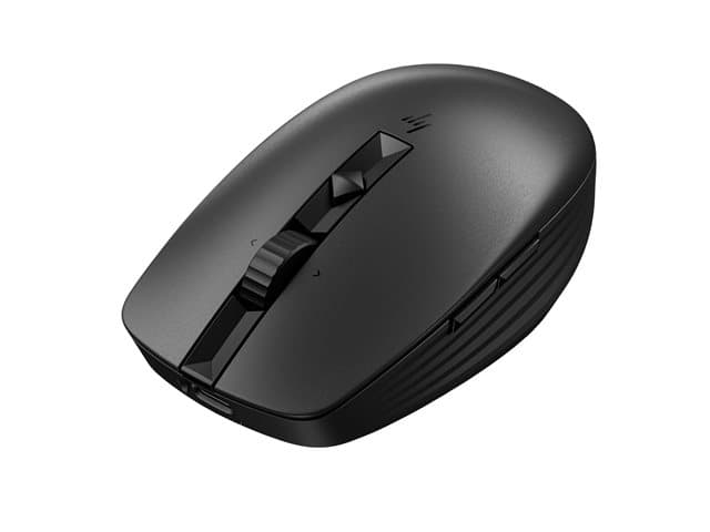 HP - 715 - mouse - multi-device, rechargeable - Bluetooth 3.0, 2.4 GHz - black