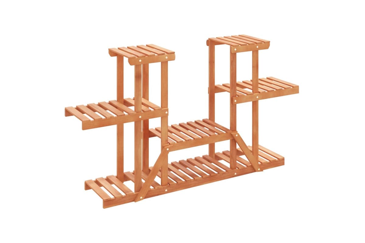 vidaXL 362854 Flower Stand 110x25x73cm Solid Wood Fir
