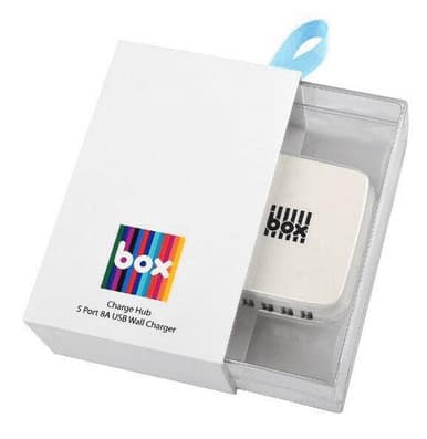 BOX Power charge Hub White | 87-BCH8A5USBWT