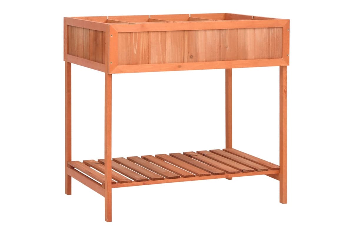 vidaXL 170882 Herb Planter 80x60x80cm Solid Firwood