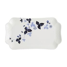 Wild Strawberry Inky Blue Rectangular Dish 25cm