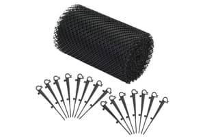 vidaXL 143895 4 Piece Gutter Mesh With Clips Hdpe 1.08 Þ¡
