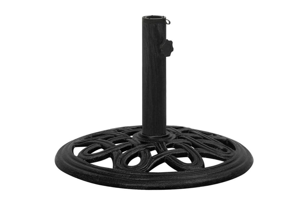 vidaXL 317768 Umbrella Base Black 44x44x32cm Cast Iron